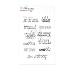 Clear Stamp Story Sayings