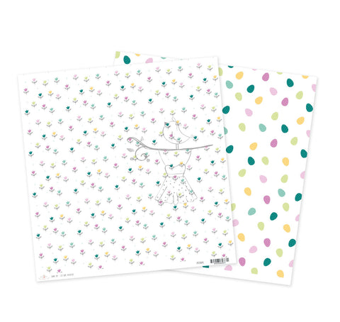 12" Paper Bunny Hop - Egg Hunt Adventure