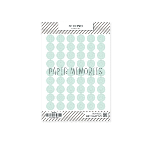 Vinyl Reinforcers Stickers Seafoam